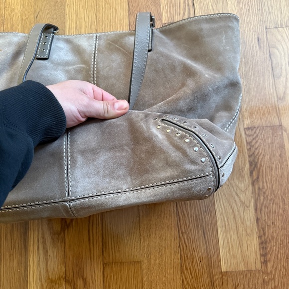 Womens Michael Kors Suede purse - Picture 8 of 10